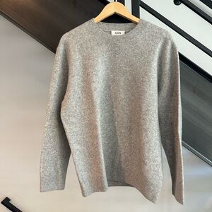 COS Relaxed Wool Crewneck Sweater